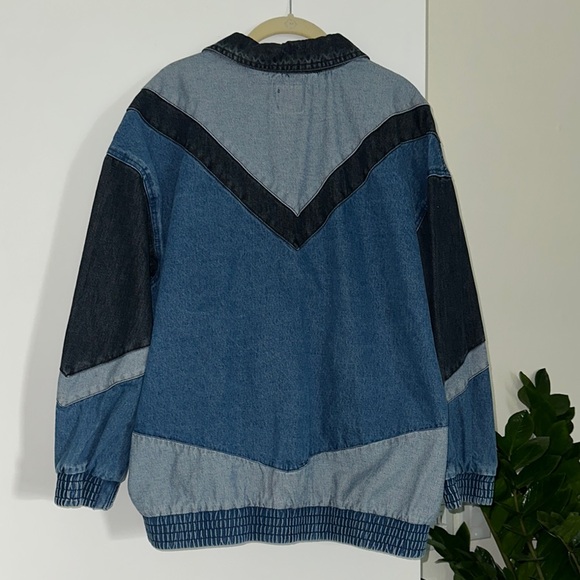 Colorblock Denim Jacket - Picture 5 of 5